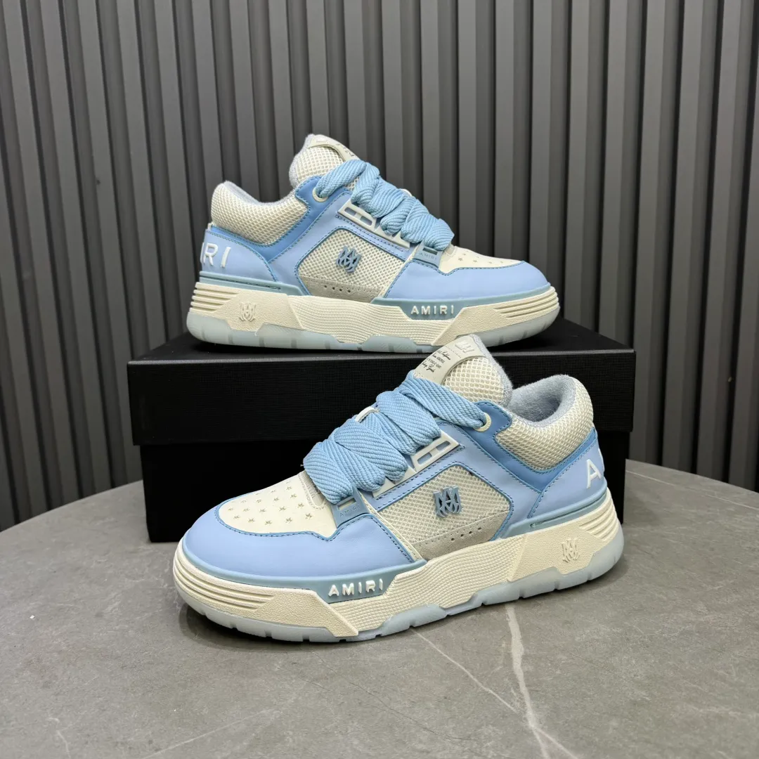 Men's shoes 💰660💰 AMIRI AMIRI trendy brand hot sale 🔥 Available all year round, couples 💑 Official website synchronization Imported fabrics 1⃣️ vs 1⃣️ replica, original factory special original sole, 35-45 (45. non-refundable)